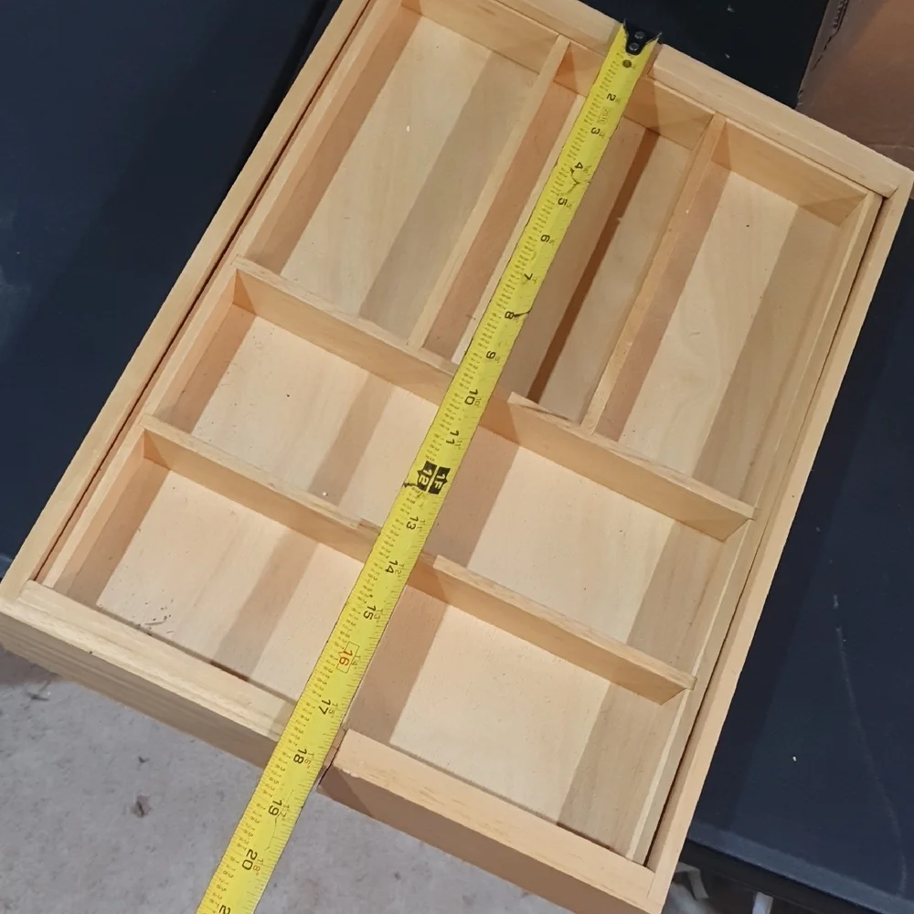 Elegant Tan Bath Vanity Tray (2 Available)